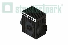 Пескоуловитель с чугунной щелевой решеткой сборный PolyMax Drive ПУC-30.36.62-ПП-Т с РВ шина ВЧ кл.E (к-т) 08780070855.2-М, класс Е600, комплект, Стандартпарк