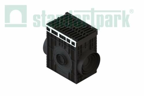 Пескоуловитель с чугунной щелевой решеткой сборный PolyMax Drive ПУC-30.36.62-ПП-Т с РВ шина ВЧ кл.E (к-т) 08780070855.2-М, класс Е600, комплект, Стандартпарк