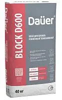 Клей монтажный тонкошовный Quader Block d600, 40 кг, мешок