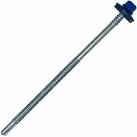 Саморез для сэндвич-панелей 6.3/5.5x240 мм RAL 5002 ультрамарин, 20 шт, Hardwex