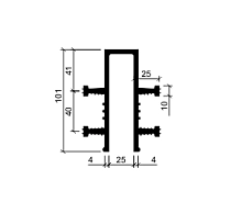 Гидрошпонка АКВАСТОП тип ДЗ-100/25-4/25 EPDM (резина) – ТСК Дипломат