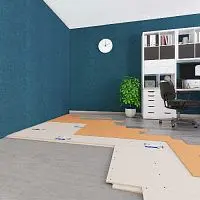 Система звукоизоляции пола (под чистый пол) «Барклайн УниПлит24 Плюс»