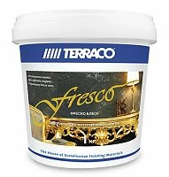 Декоративная штукатурка с цветным мерцанием TERRACO Fresco Pearlesent Тафта Ледяная 1 кг ведро – ТСК Дипломат