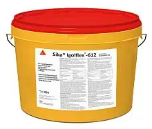 Однокомпонентная битумно-полимерная эмульсионная мастика Sika® Igolflex®-612 (MasterSeal 612) ведро 20 л