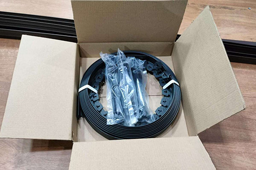 Садовый бордюр KANTA SP Б-1000.10.02-ПП 08250404-Ч черный, 10 м, Стандартпарк