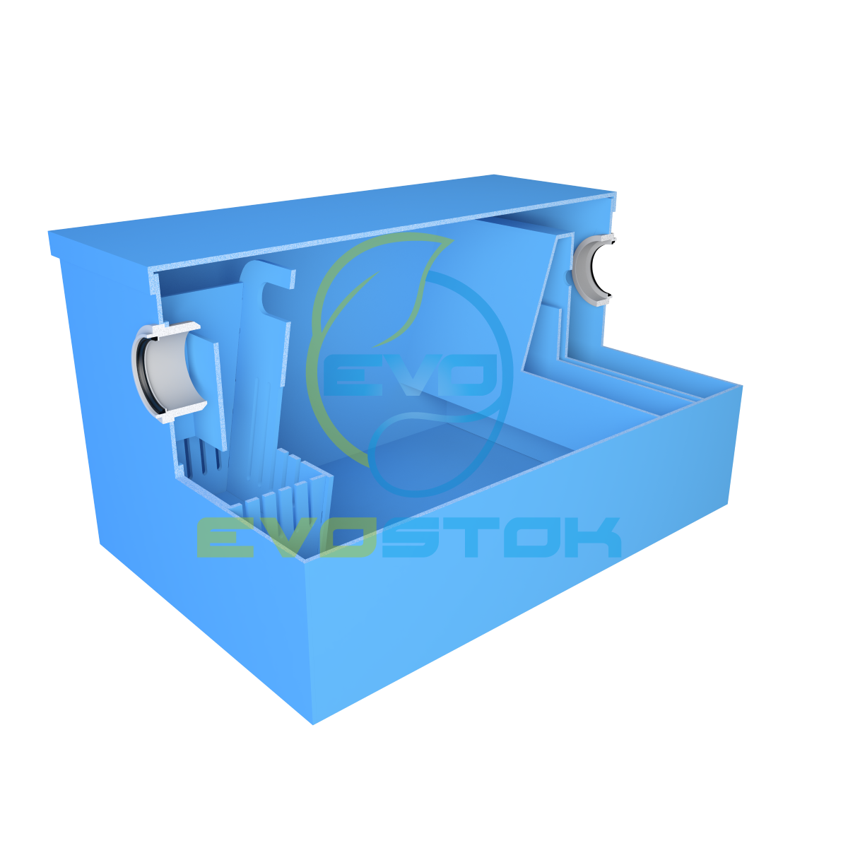 Жироуловитель под мойку EvoStok 1,5-100, диаметр 110 мм