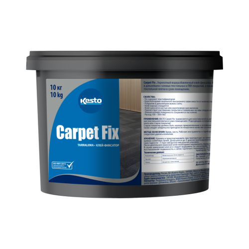 Клей-фиксатор для текстильных и ПВХ покрытий Carpet Fix, 5 кг, Kesto