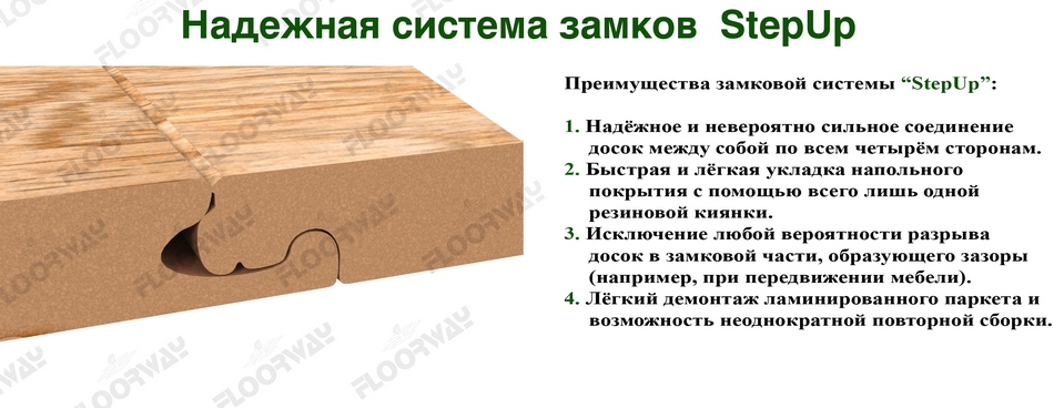 Ламинат FloorWay Prestige EUR-817 