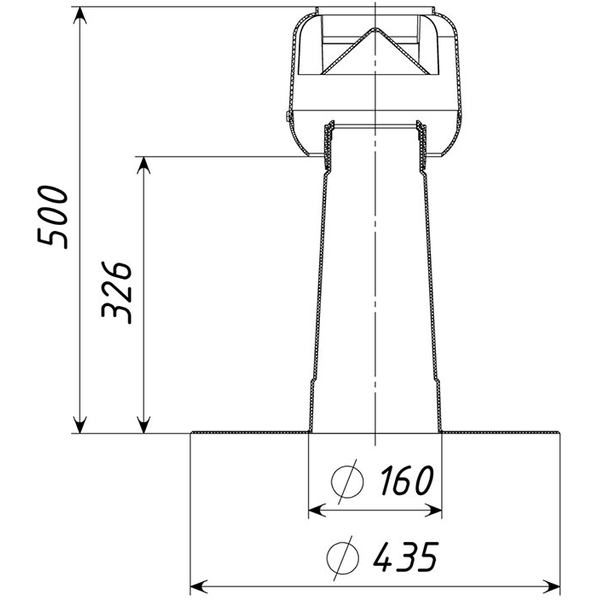 Аэратор ТП-71.160 L-490 мм
