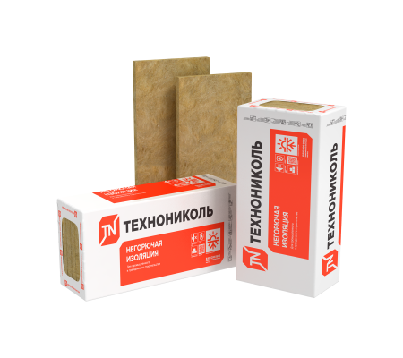 Базальтовый утеплитель ТехноНИКОЛЬ Техновент Н Проф 1200х600х80 мм 6 шт (4,32 м2, 0,3456 м3) в упаковке