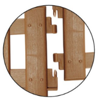 Садовое ограждение Палисадник желтое, Стандартпарк