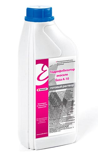 Гидрофобизатор Экосилк База А-10, готовый раствор, канистра, 1 л