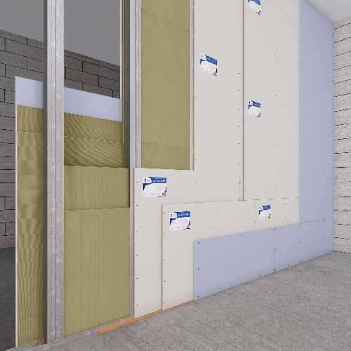 Система звукоизоляции перегородки «Барклайн Премиум»