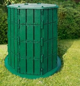 Компостер 800 литров с крышкой и дном, Стандартпарк