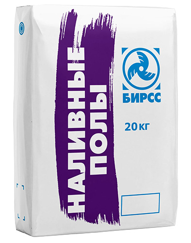 Смесь сухая для наливных полов 34 Н БИРСС, 20 кг