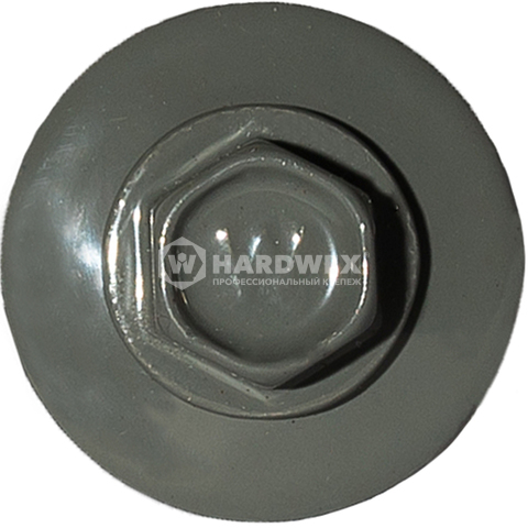 Шурупы для крепления сэндвич-панелей 7.0/6.3x160 мм RUSPERT (SILVER GREY), RAL 7005 мышино-серый, 20 шт, Hardwex
