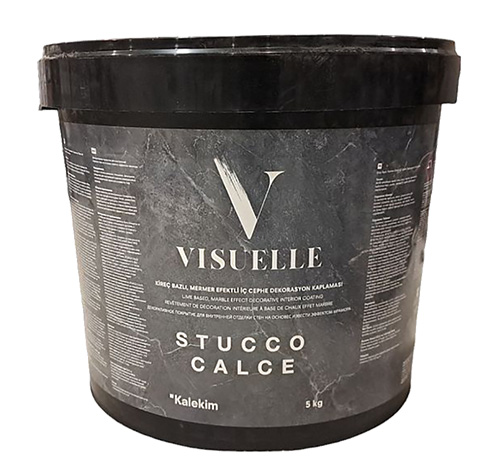 Декоративная венецианская штукатурка из натуральной извести VISUELLE Stucco Calce 5 кг, Kalekim