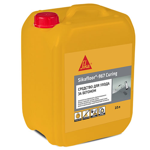 Sikafloor-967 Curing, 10 л, Кюринг, на водной основе для ухода за бетонным полом