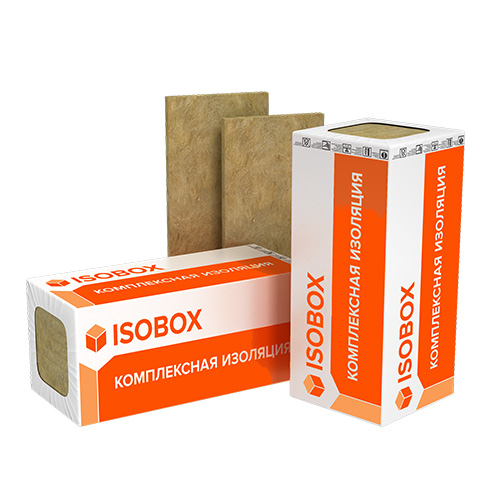 Плита минераловатная ИЗОБОКС Руф Н 30 1200х600х50 мм, 6 шт, (0,216 м3), ISOBOX