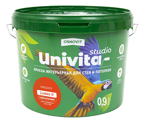 Краска Univita Studio Lusso II. САс992 СМ2. База С. 0,9 л