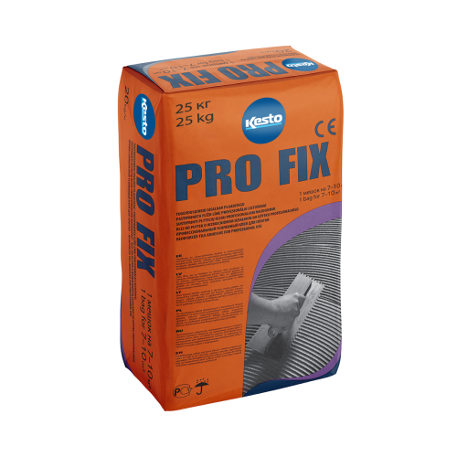 Высокопрочный цементный клей C2 TE для плитки Pro Fix, 25 кг, Kesto