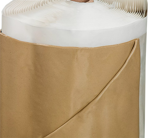 Ленточный герметик Герлен Т 200х3 мм, 12 м (липкий с двух сторон, бежевого и серого цвета)