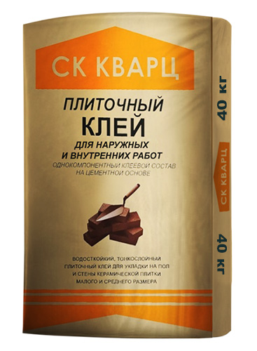 Плиточный клей ПРОФИ, СК Кварц, мешок, 40 кг