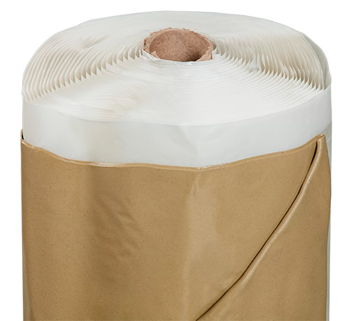 Ленточный герметик Герлен Т 200х3 мм, 12 м (липкий с двух сторон, бежевого и серого цвета)