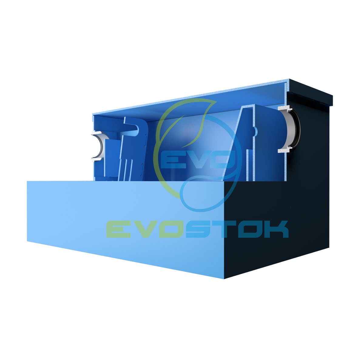 Жироуловитель под мойку EvoStok 1,5-100, диаметр 110 мм