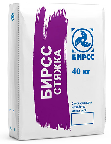 Смесь сухая для стяжки 53 Терраццо БИРСС, 40 кг