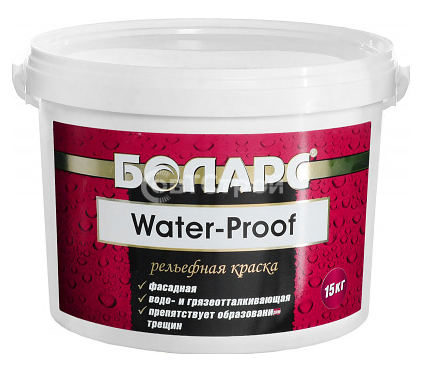 Краска акриловая WATER-PROOF (База A), 7 кг