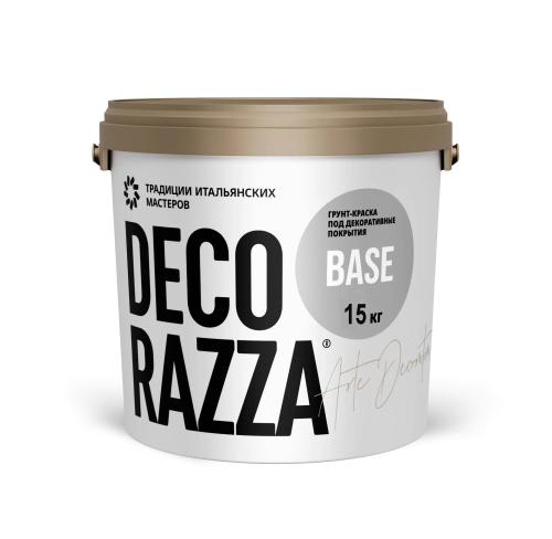 Decorazza Base/Декоразза Бейс подложечная краска-грунт для нанесения декоративных покрытий, 9 л