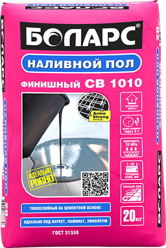 Самовыравнивающийся пол БОЛАРС СВ-1010, 20 кг, мешок