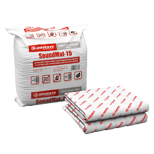 Акустический мат Izogertz SoundMat Perfect 15, 10000х1500х14мм, упаковка. 15 м2
