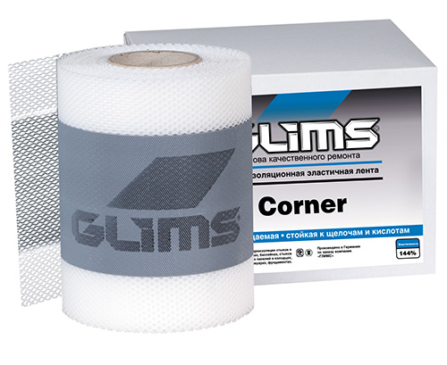 Высокопрочная эластичная гидроизоляционная лента GLIMS Corner, 10 м