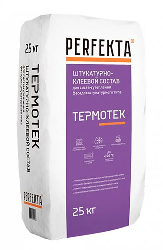 Штукатурно-клеевой состав Термотек, Perfekta, 25 кг – ТСК Дипломат