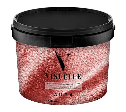 Перламутровая краска с бархатистым эффектом VISUELLE Aura белая 5 кг, Kalekim
