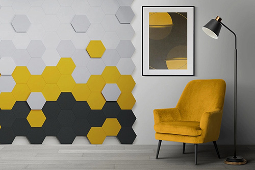 Панель акустическая Хофтек (Hoftech) Оптима  (2,42м х 1,22м х 12мм) 2,95м2 D0H0, мокрый асфальт