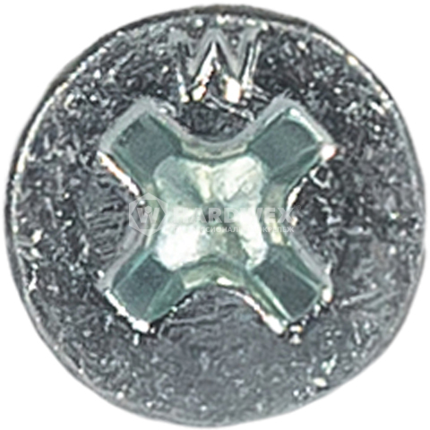 Саморез 3.9x38 мм, с плоской головкой, шлиц Phillips №2, оцинкованный, 500 шт, Hardwex
