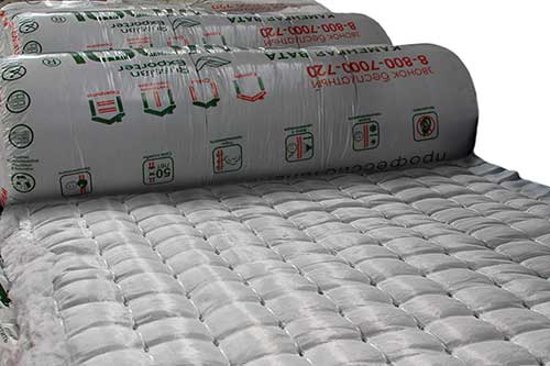 Мат прошивной теплоизоляционный Baswool, МП(СТ)-125, 2000х1200х80 мм, с обкладкой из стеклоткани 1 шт (2,4 м2, 0,192 м3)