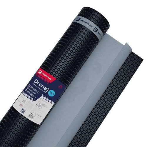 Профилированная мембрана Gruntflex Drenaj 580, 2х20 м (40 м2)