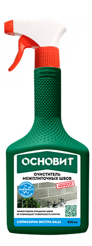 Очиститель межплиточных швов ОСНОВИТ СЭЙФСКРИН ЭКСТРА SAl11, 0.5 л