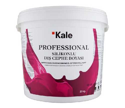 Матовая силиконовая водоотталкивающая краска 5125 Kale Professional Sil.Dış Cephe белый (800) 20 кг, Kalekim
