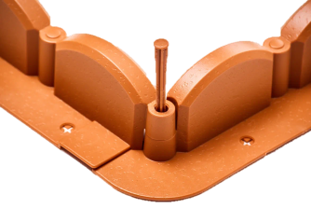 Садовый бордюр Волна терракот, Стандартпарк