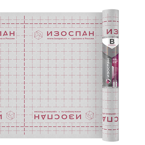 Изоспан B, 3,2х21,875 м, (70 м2) Гидро- пароизоляционная пленка