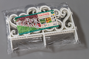 Садовое ограждение Ажурное желтое, Стандартпарк