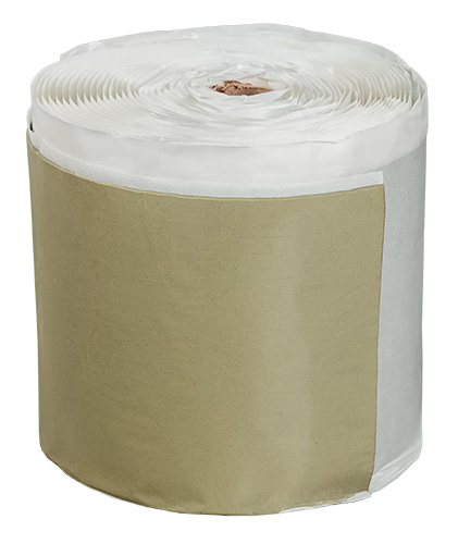 Ленточный герметик Герлен-Д 180х3 мм, 12 м (дублированный холстом, бежевого и серого цвета)