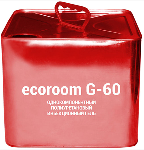 Инъекционная гидроизоляция гель ecoroom G-60, 20 кг – ТСК Дипломат