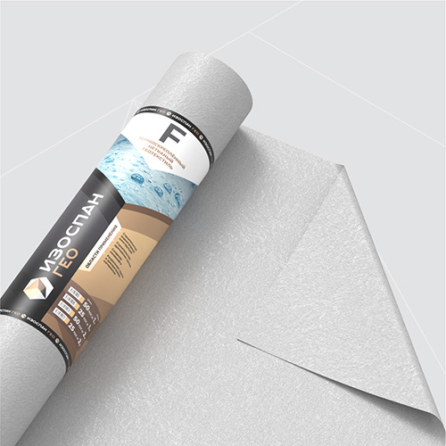 Изоспан ГЕО F, 2х25 м, (50 м2) Термоскрепленный нетканый геотекстиль