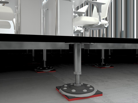 Виброизолирующая опора ВИБРОФЛЕКС ФП для фальш полов